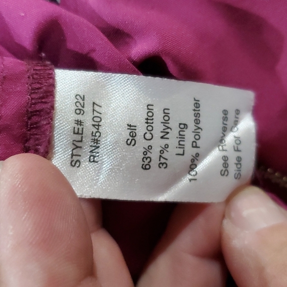 Cabi magenta lace overlay midi skirt - Picture 6 of 6